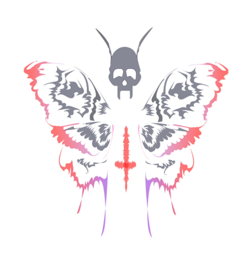 Stylized moth logo